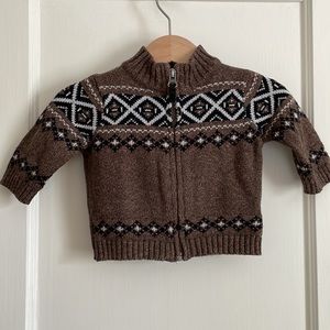 Carters boys fall winter sweater zip up